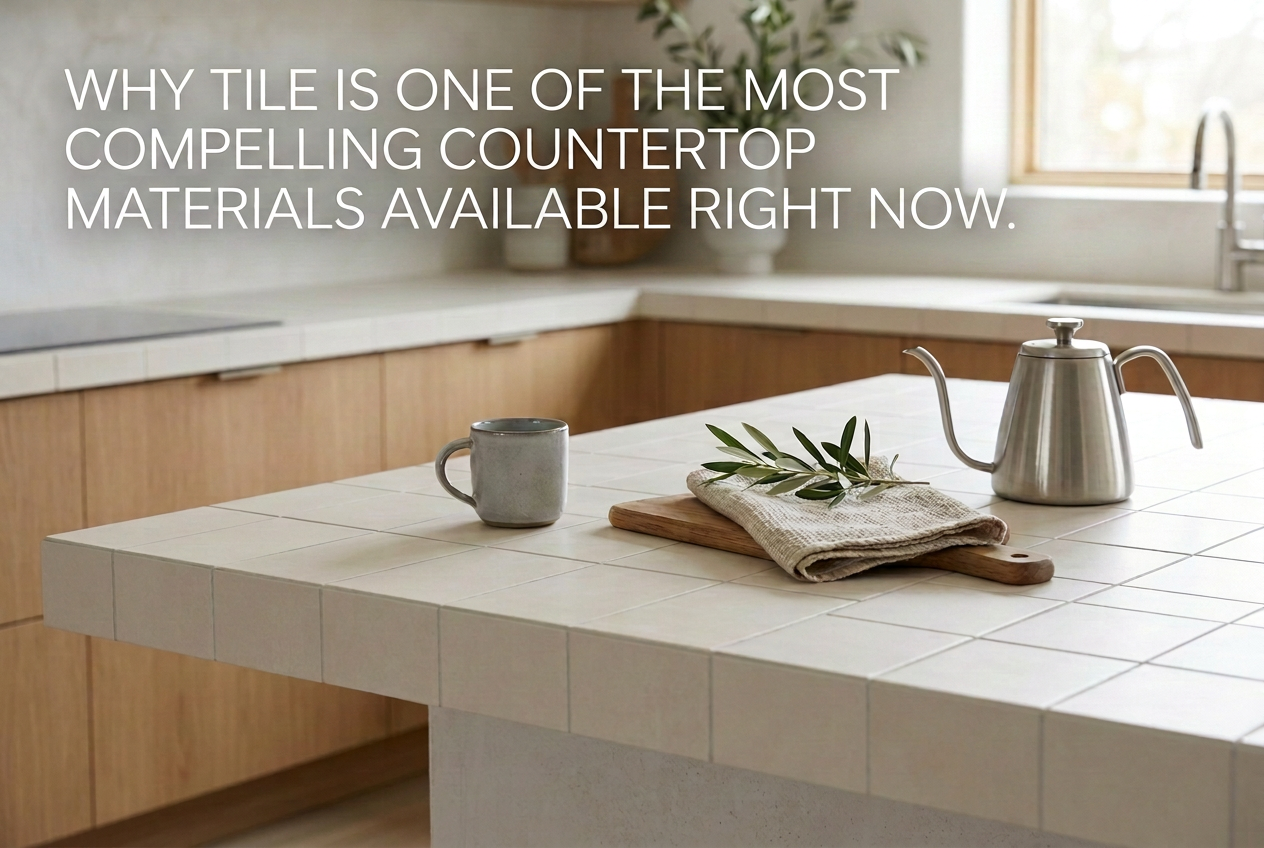 Why Tile Is one of the Best Countertop Materials Today