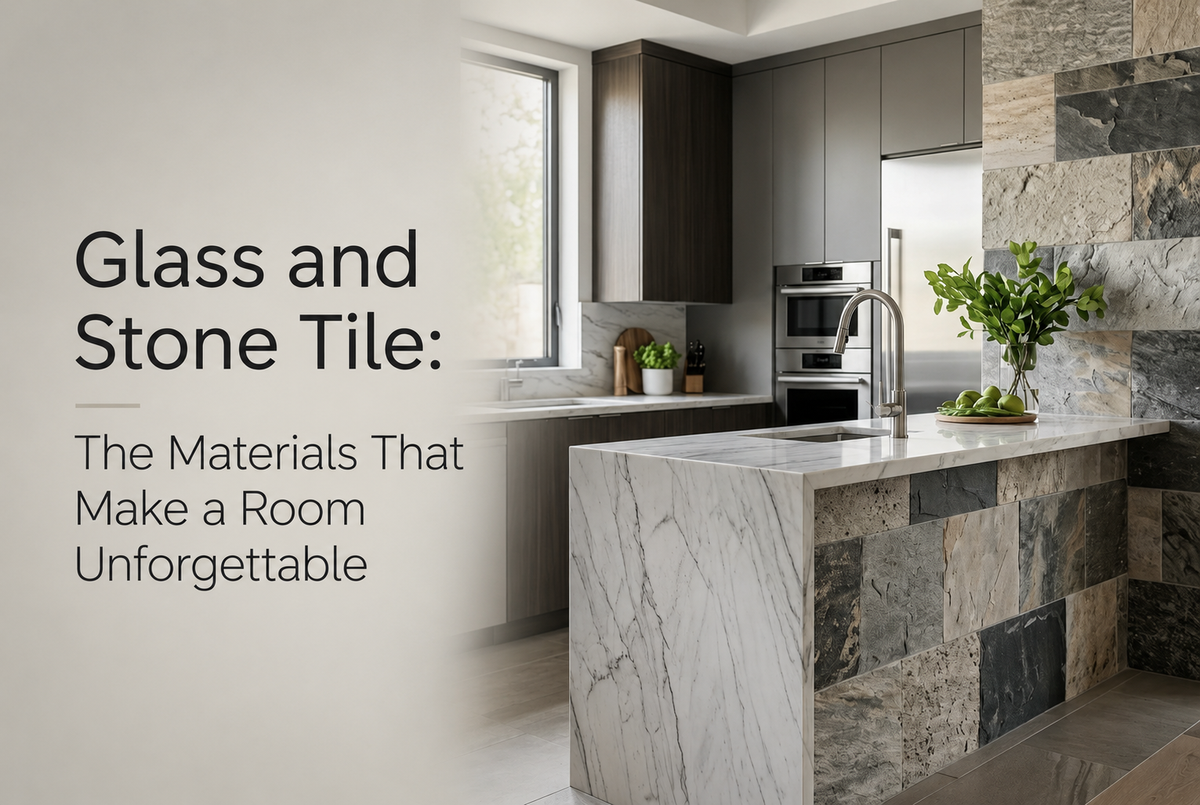 Glass and Stone Tile: The Materials That Make a Room Unforgettable