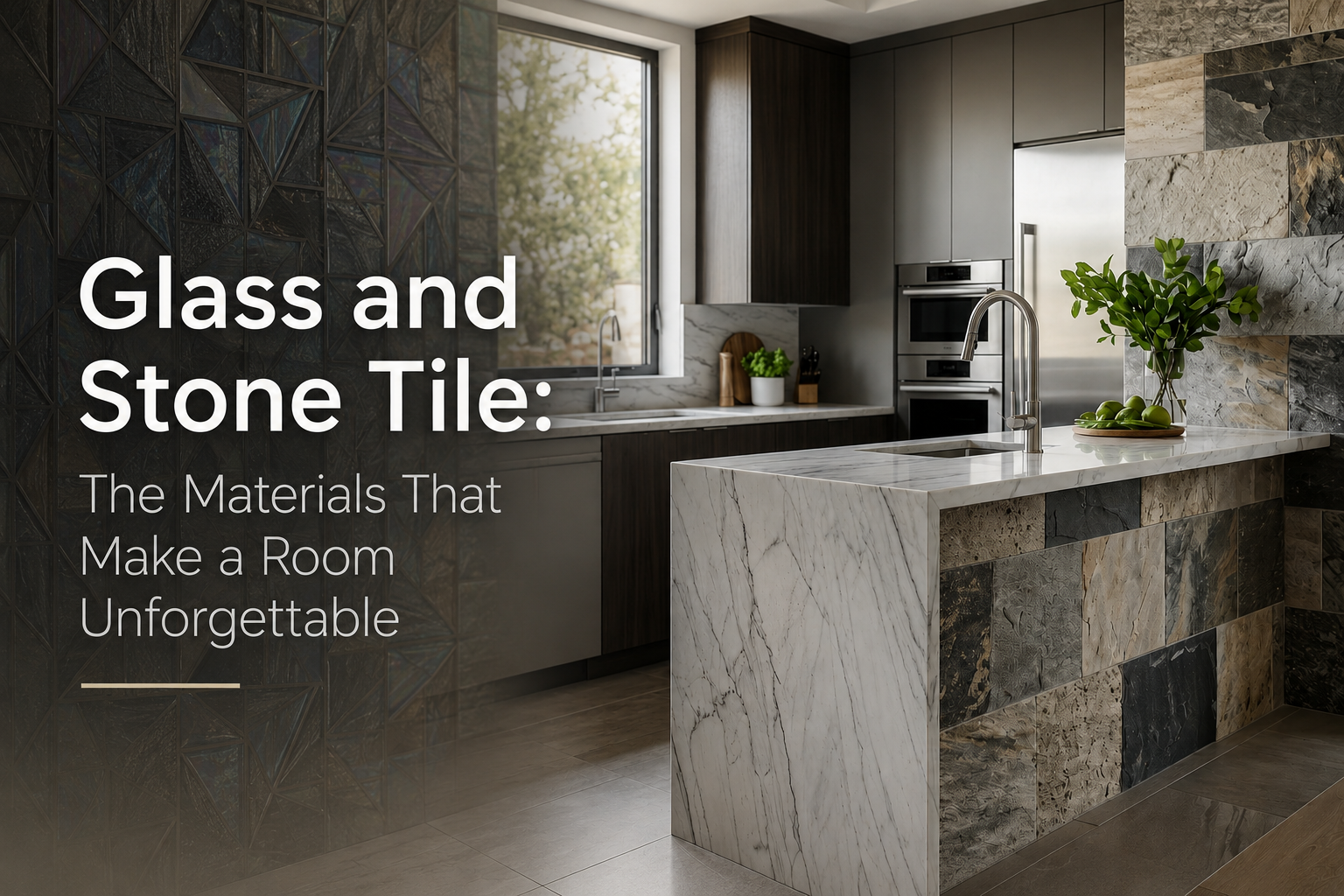 Glass and Stone Tile: The Materials That Make a Room Unforgettable