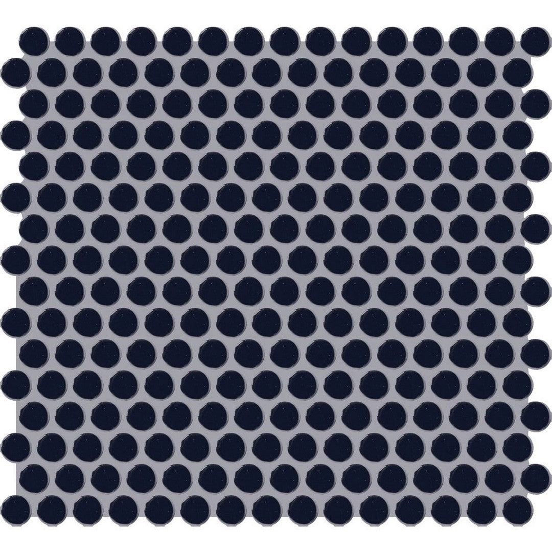 American Olean Color Story 11.44" x 13.5" Gloss Ceramic Penny Round Mosaic