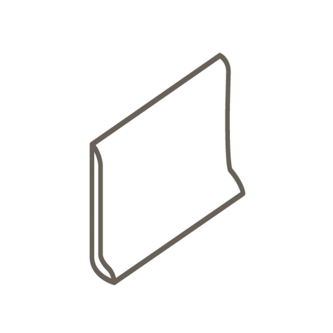 American Olean Color Story 6" x 6" Gloss Ceramic Sanitary Cove Base