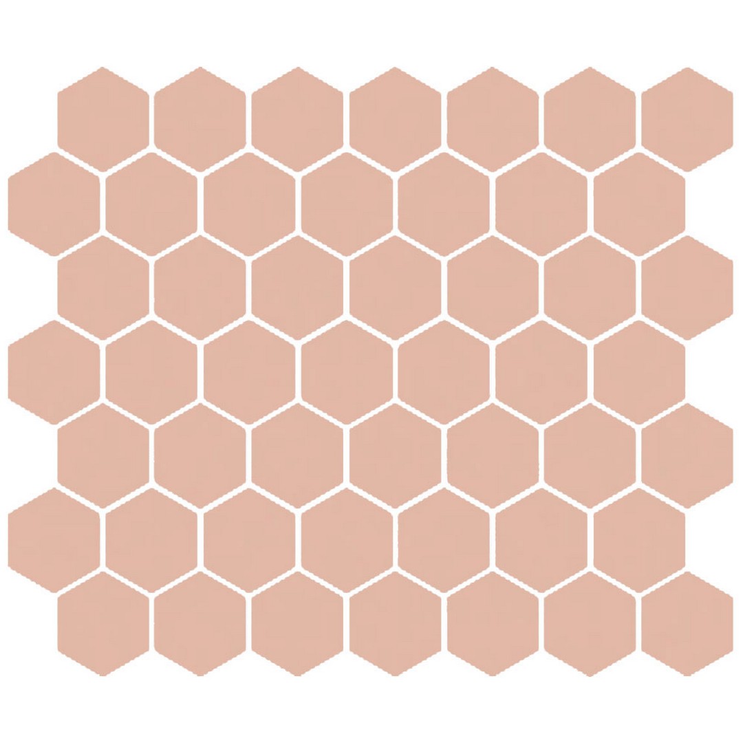 American Olean Color Story 10" x 12" Gloss Ceramic 1.5" Hexagon Mosaic