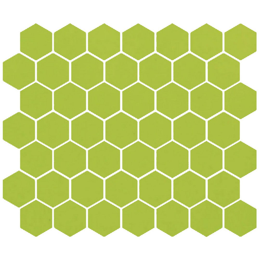 American Olean Color Story 10" x 12" Gloss Ceramic 1.5" Hexagon Mosaic