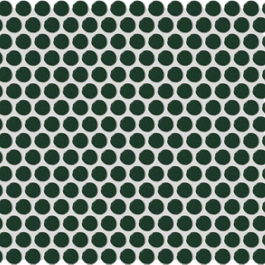 American Olean Color Story 11.44" x 13.5" Gloss Ceramic Penny Round Mosaic