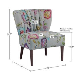 Korey Channel Back Slipper Chair