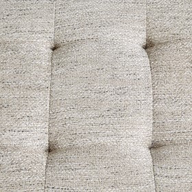 Highland Tufted Accent Bench with Shelf