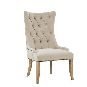 Lucas Button Tufted Captain Accent Chair