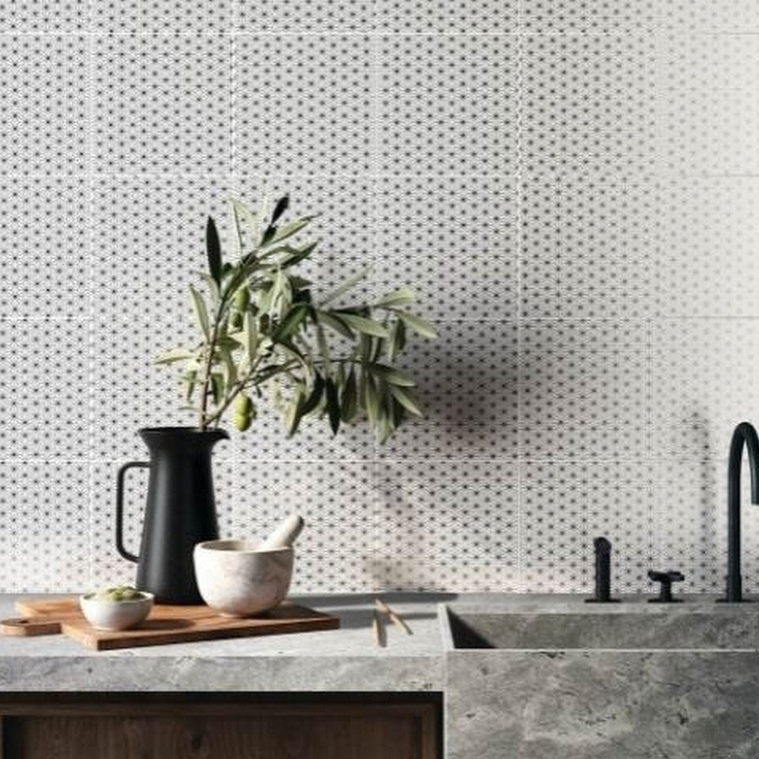 Daltile Kintsugi 8" x 8" Glossy Porcelain Tile