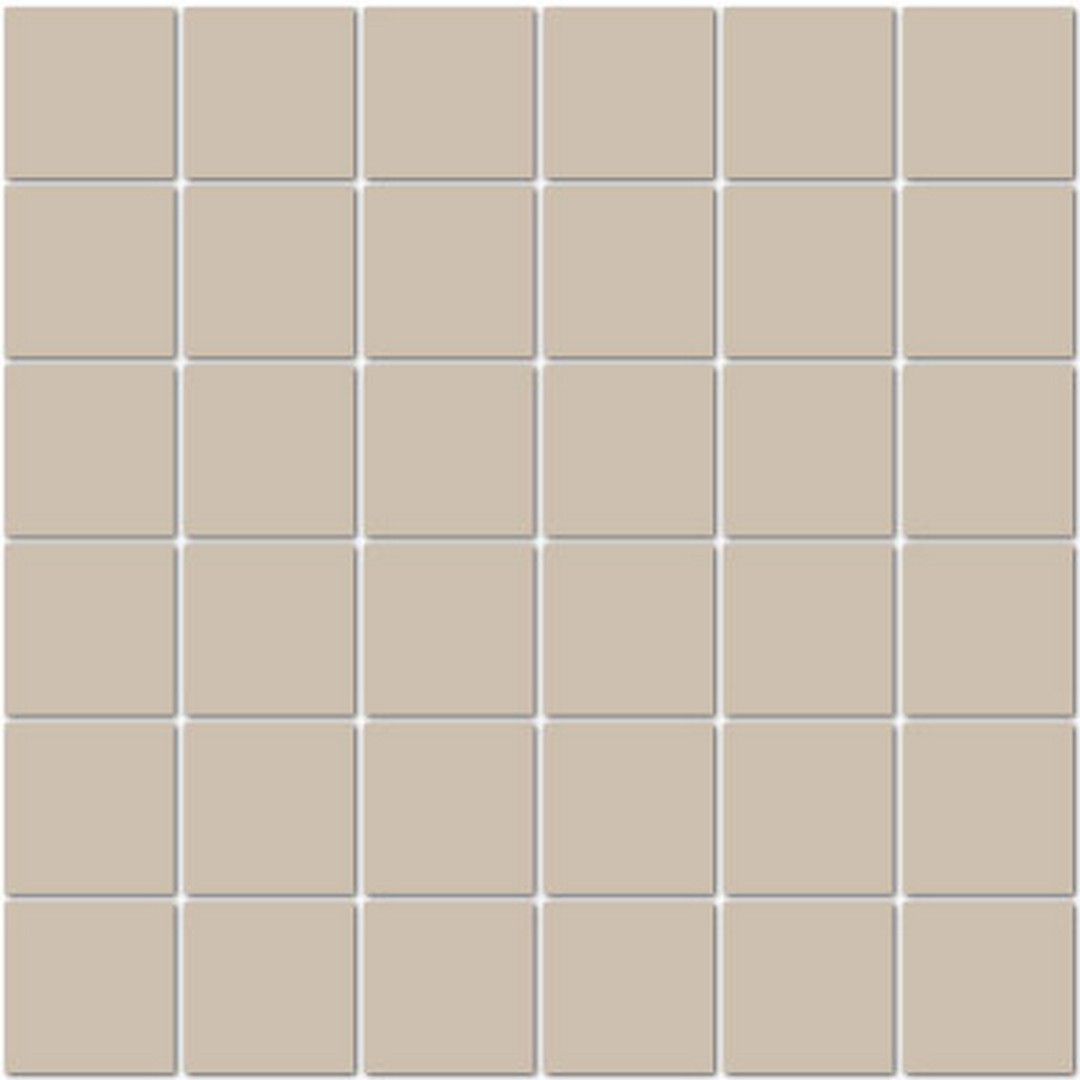 American Olean Unglazed Mosaics ClearFace? Mounting System 12" x 12" Unglazed Porcelain 2" Mosaic