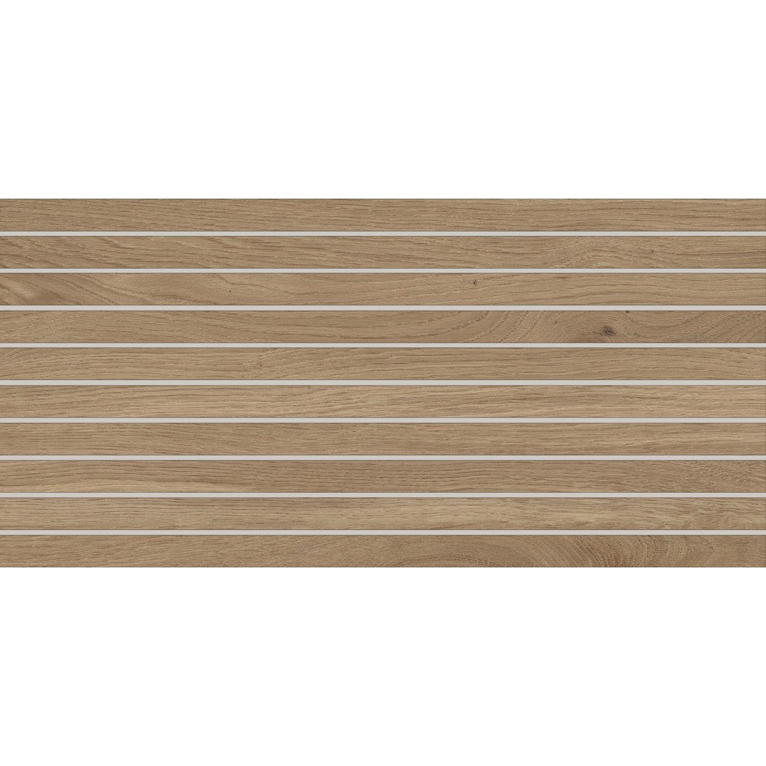 Daltile Acreage 12" x 24" Matte Porcelain 1x24" Stacked Mosaic