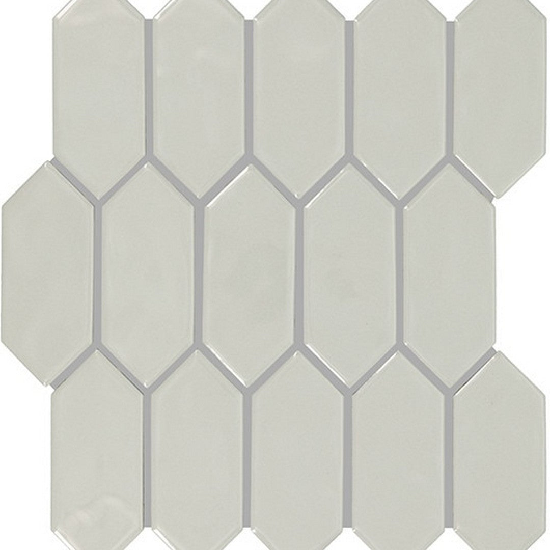 Marazzi Artezen 12" x 11" Glossy Ceramic Picket Mosaic