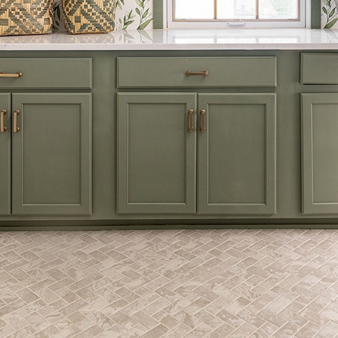 Daltile Archaia 12" x 14" Matte Porcelain Herringbone Mosaic