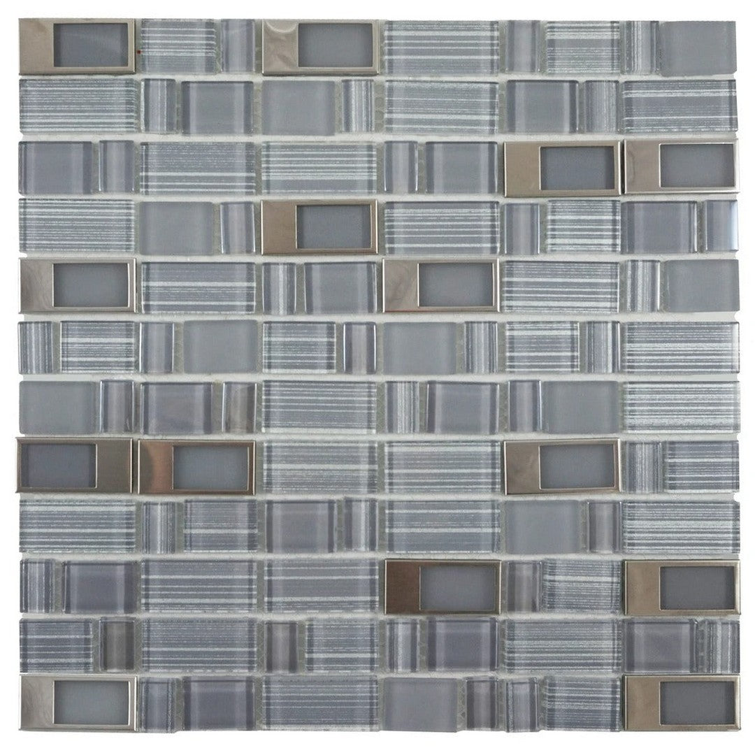 Ottimo Blends 12" x 12" Glossy Glass Mosaic