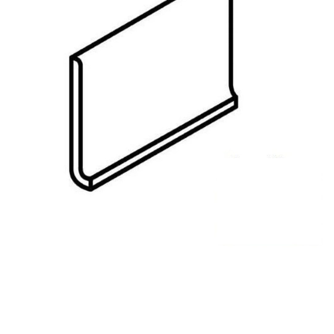 American Olean Concrete Chic 6" x 12" Matte Porcelain Bullnose