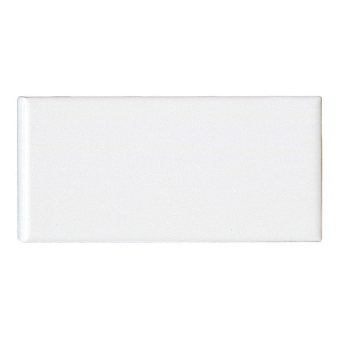 Bedrosians Traditions 3" x 6" - 3 Inch Side Glossy Ceramic Bullnose