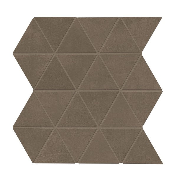 Daltile Chord 12" x 15" Matte Porcelain 3" Triangle Mosaic
