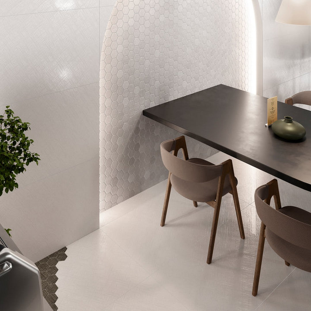 Ottimo Carbon 24" x 48" Rectified Semi Rectified Polished Porcelain Lapatto Tile