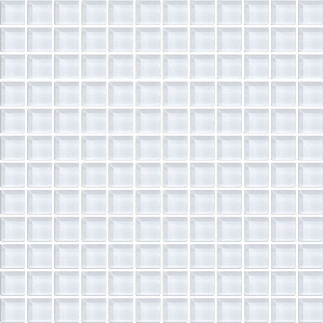 Daltile Color Wave 12" x 12" Glossy Glass 1" Blends Mosaic