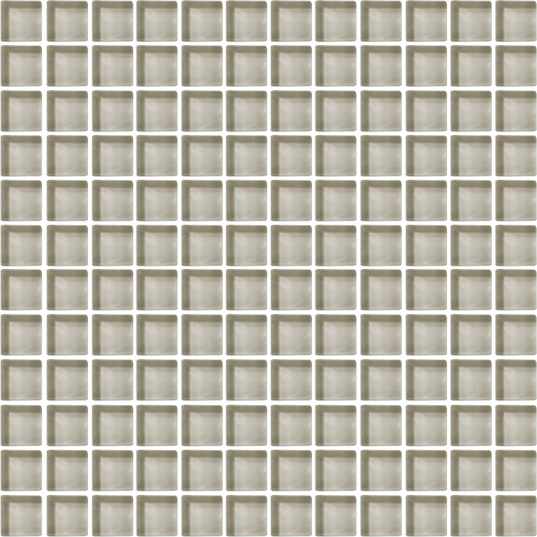 Daltile Color Wave 12" x 12" Glossy Glass 1" Blends Mosaic