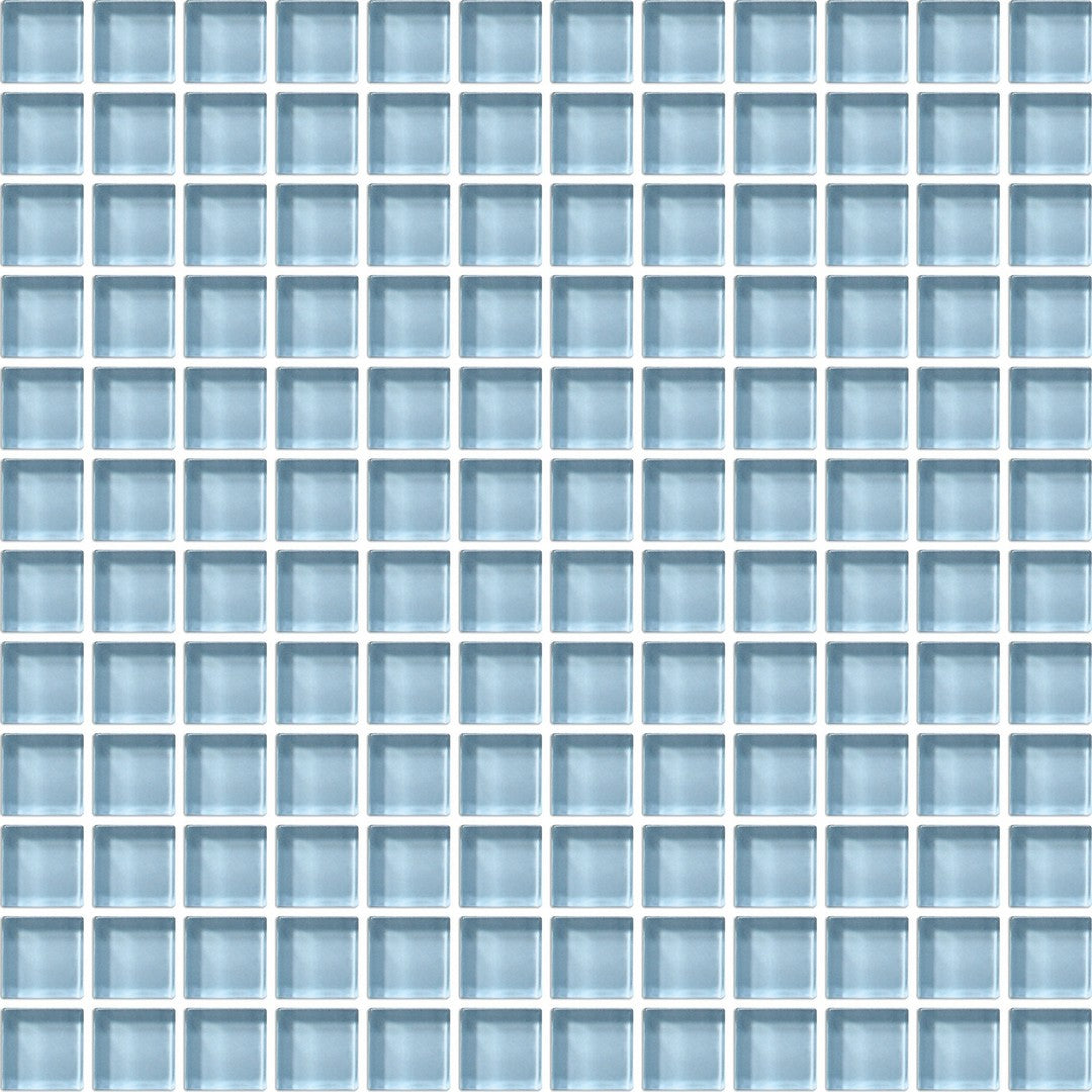 Daltile Color Wave 12" x 12" Glossy Glass 1" Blends Mosaic