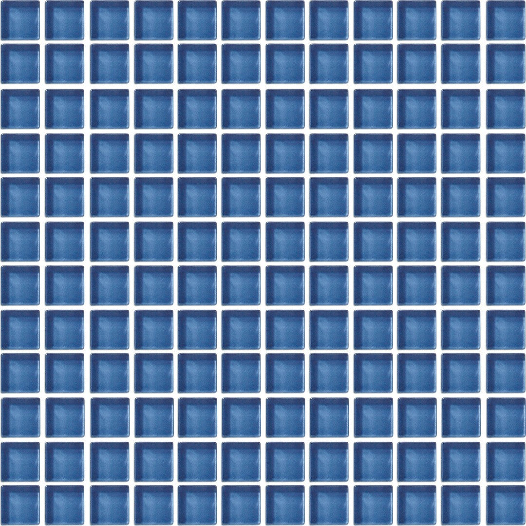 Daltile Color Wave 12" x 12" Glossy Glass 1" Blends Mosaic