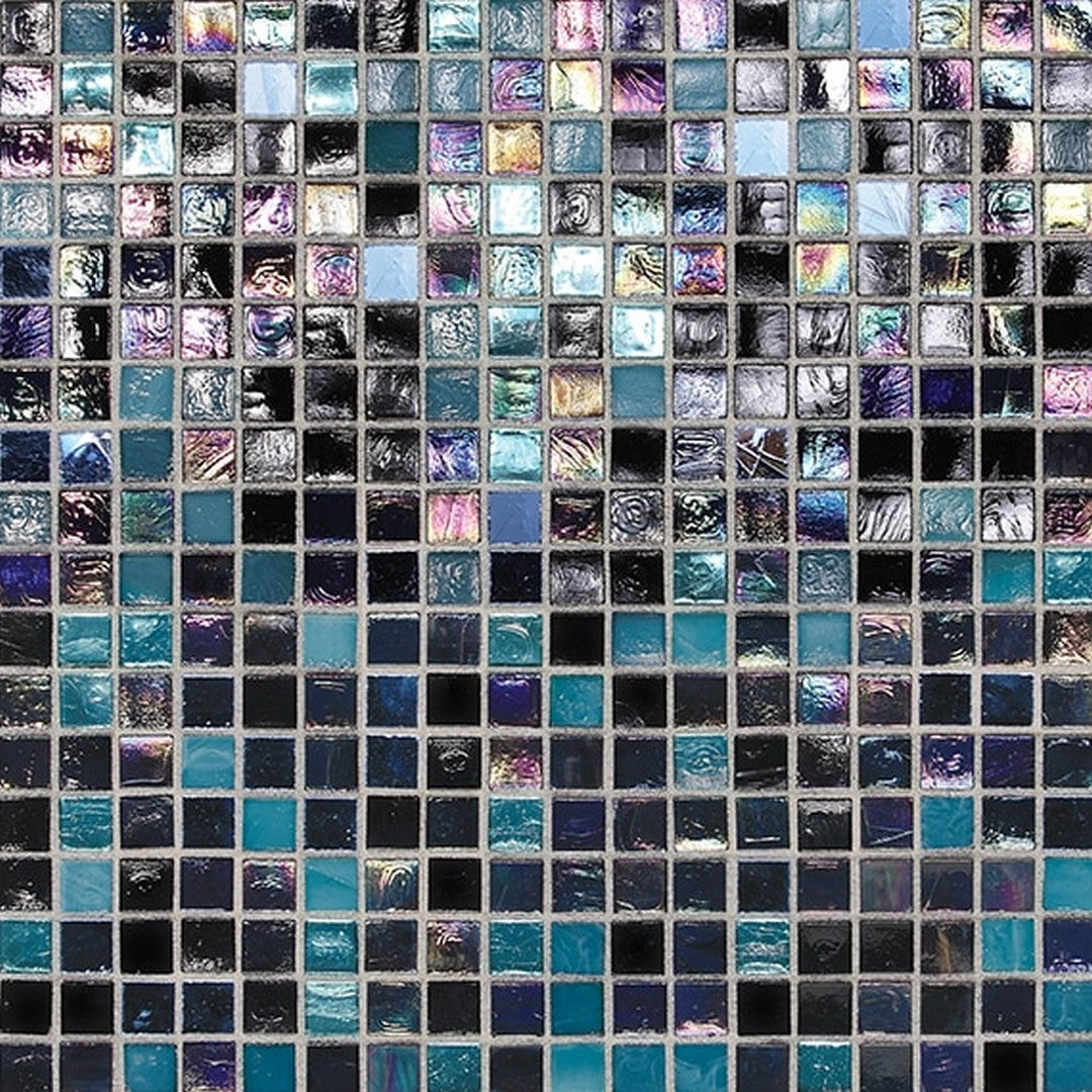 Daltile City Lights 12" x 12" Glossy Glass 1.5" Straight Joint Mosaic