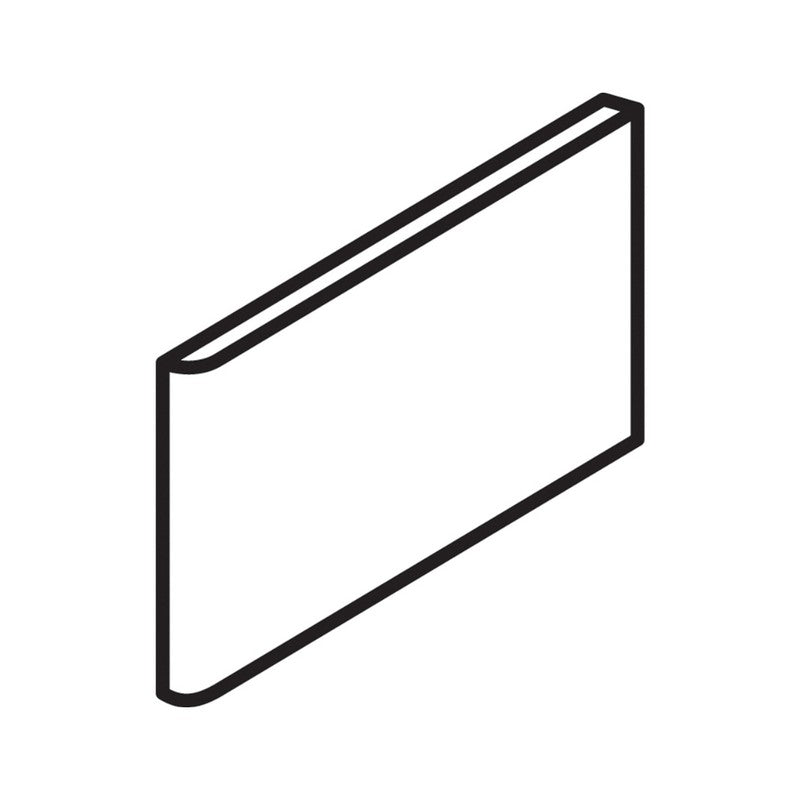 Daltile Color Wheel Classic 3" x 6" Ceramic 3" Side Bullnose