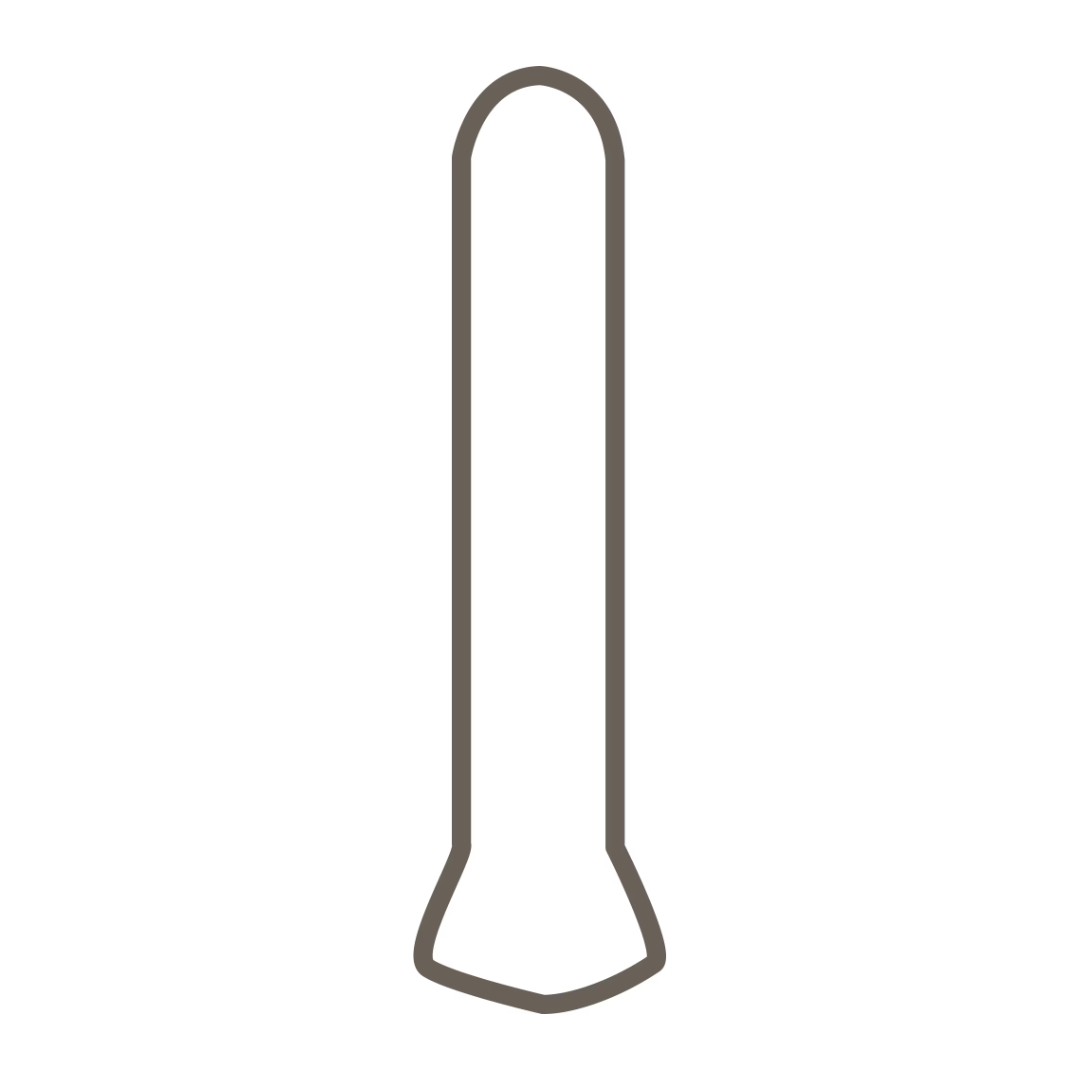 Daltile Colormatch 6" x 6" Ceramic Slim FT Sanitary Cove Base Corner