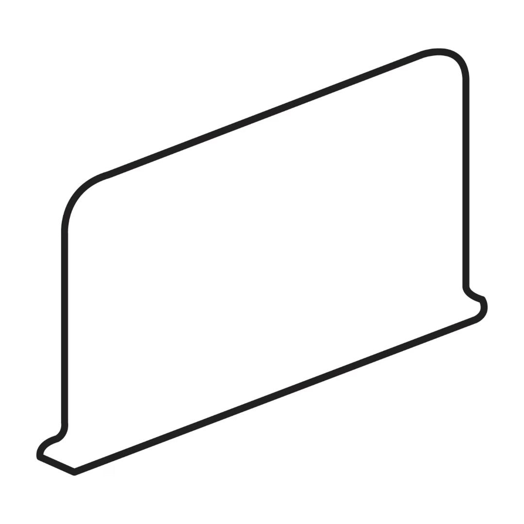 Daltile Colormatch 4" x 6" Ceramic Sanitary Right Cove Base Corner