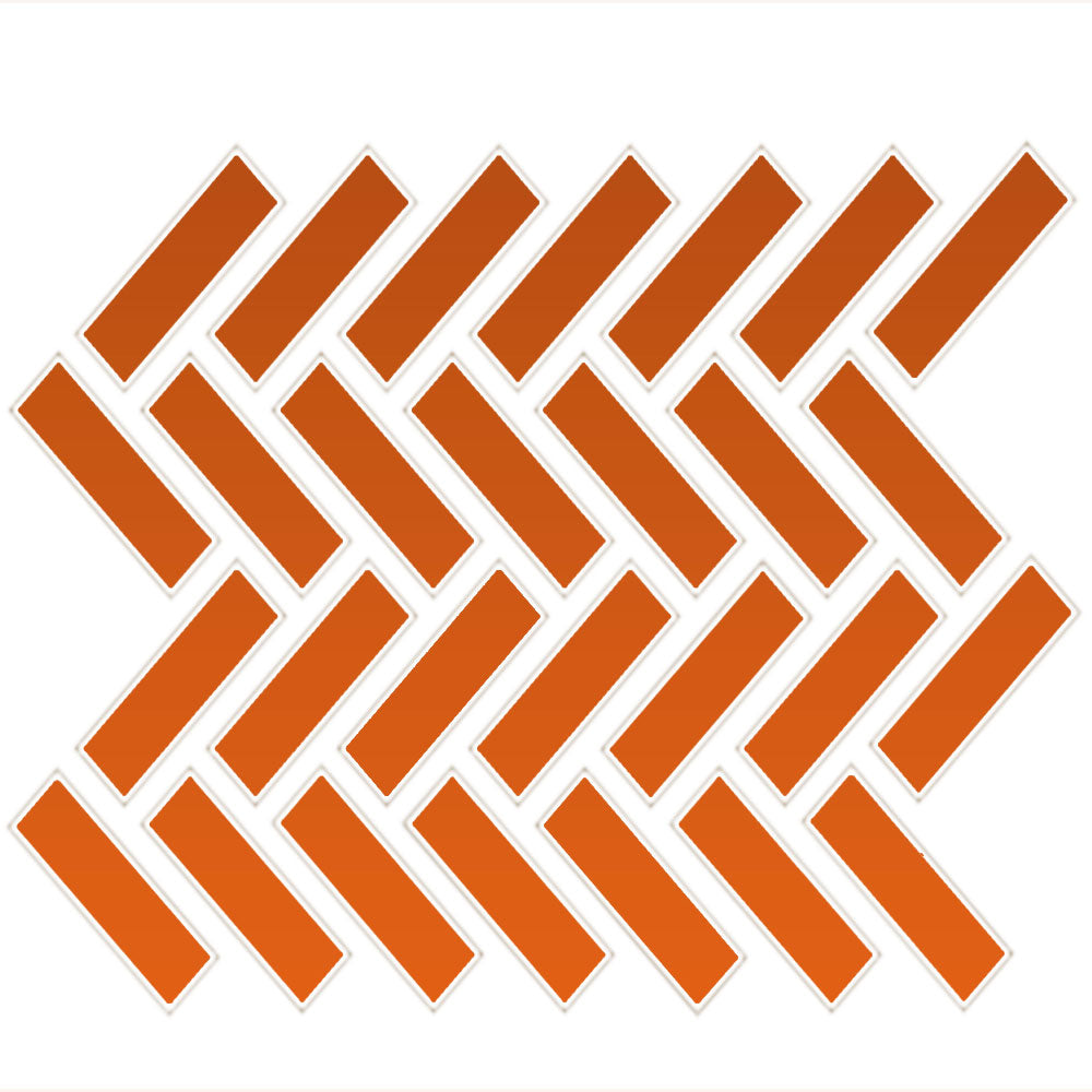 Daltile Color wheel Mosaic 9" x 12" Ceramic 1x3" Herringbone Mosaic