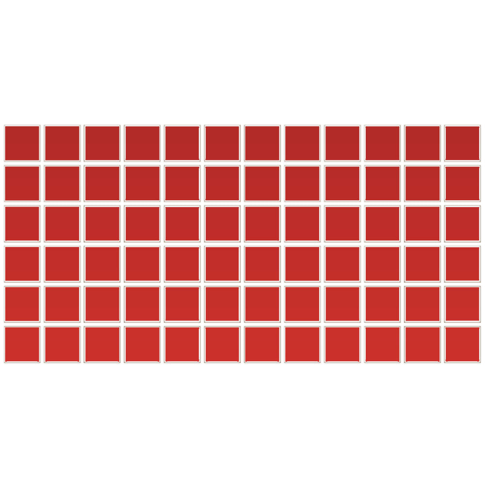 Daltile Color wheel Mosaic 12" x 24" Ceramic 2" Straight Joint Mosaic