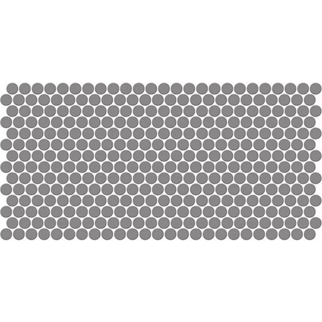 Daltile Keystones 10" x 22" Matte Porcelain 1" Penny Rounds Mosaic