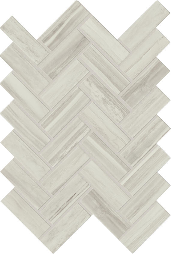 Daltile Prime 9" x 12" Matte Ceramic 1x3" Herringbone Mosaic