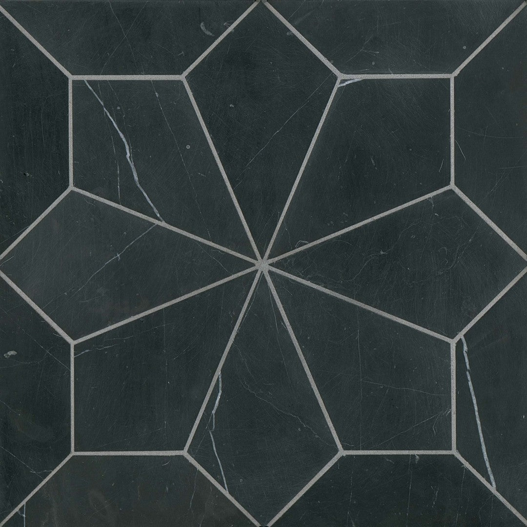 Bedrosians Blomma 12" x 12" Marble Honed Mosaic