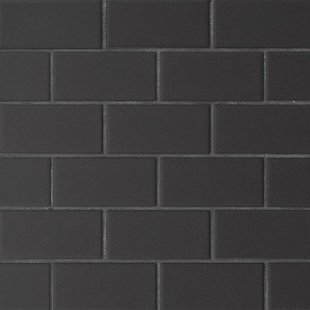 Bedrosians Le Cafe 11.44" x 11.63" Matte Porcelain Off Set Mesh Mount Mosaic