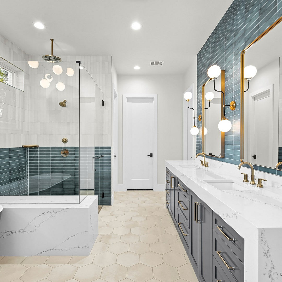 Bedrosians Makoto 10" x 11.5" Porcelain Hexagon Tile