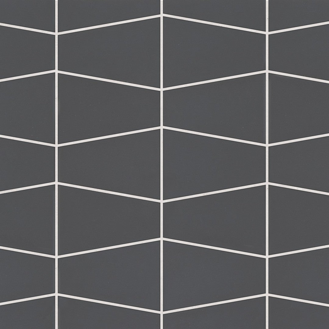 Bedrosians Marin 8.25" x 13" Trapezoid Matte Porcelain Mosaic