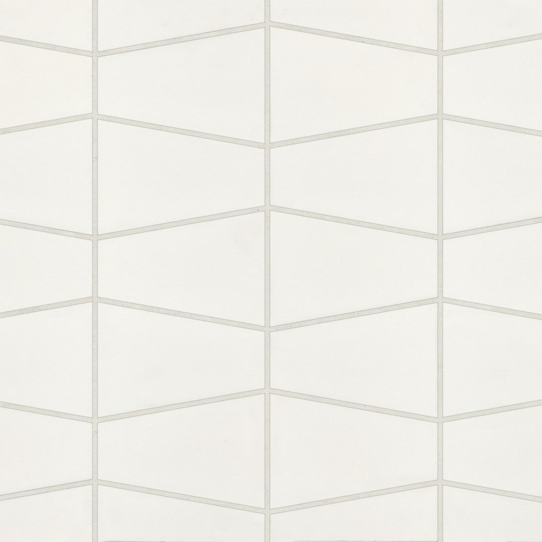 Bedrosians Marin 8.25" x 13" Trapezoid Matte Porcelain Mosaic