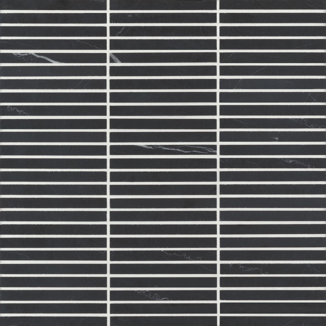 Bedrosians Monet 11.75" x 12" Honed Marble Mosaic Tile 3