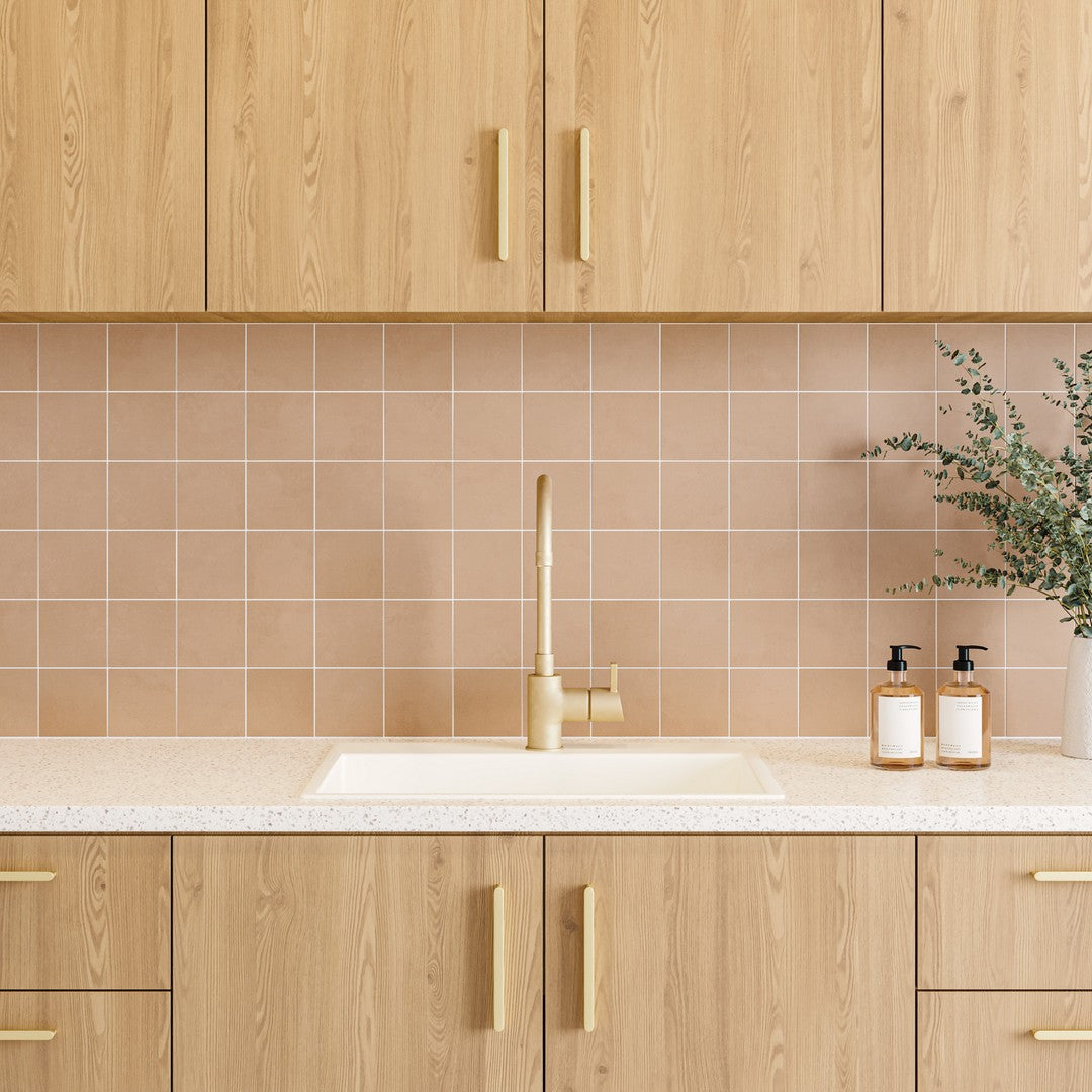 Bedrosians Sahara 11.75" x 11.75" Matte Porcelain Square Mosaic Tile