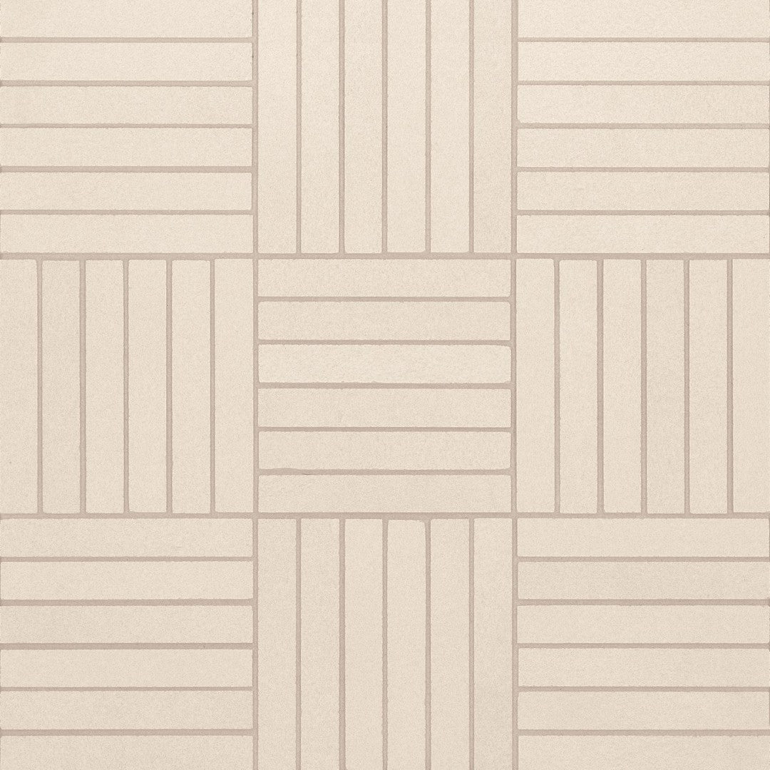 Bedrosians Sahara 11.75" x 11.75" Matte Crosshatch Porcelain Mosaic Tile