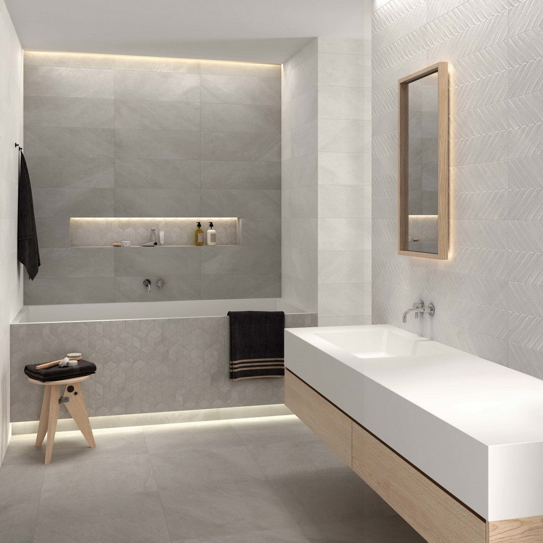 Bedrosians Textuality 16" x 47" Wall Tile