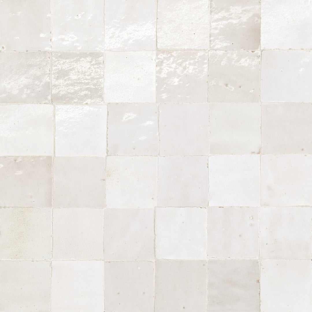 Bedrosians Zagora 12" x 12" Glossy Zellige Mosaic Tile