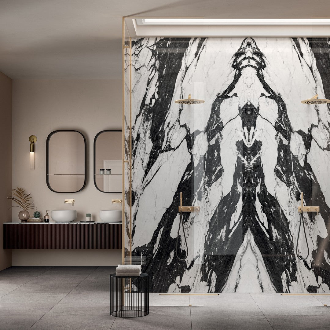 Bedrosians Magnifica The Thirties 30" x 30" Pietra Grey Honed Tile 8mm