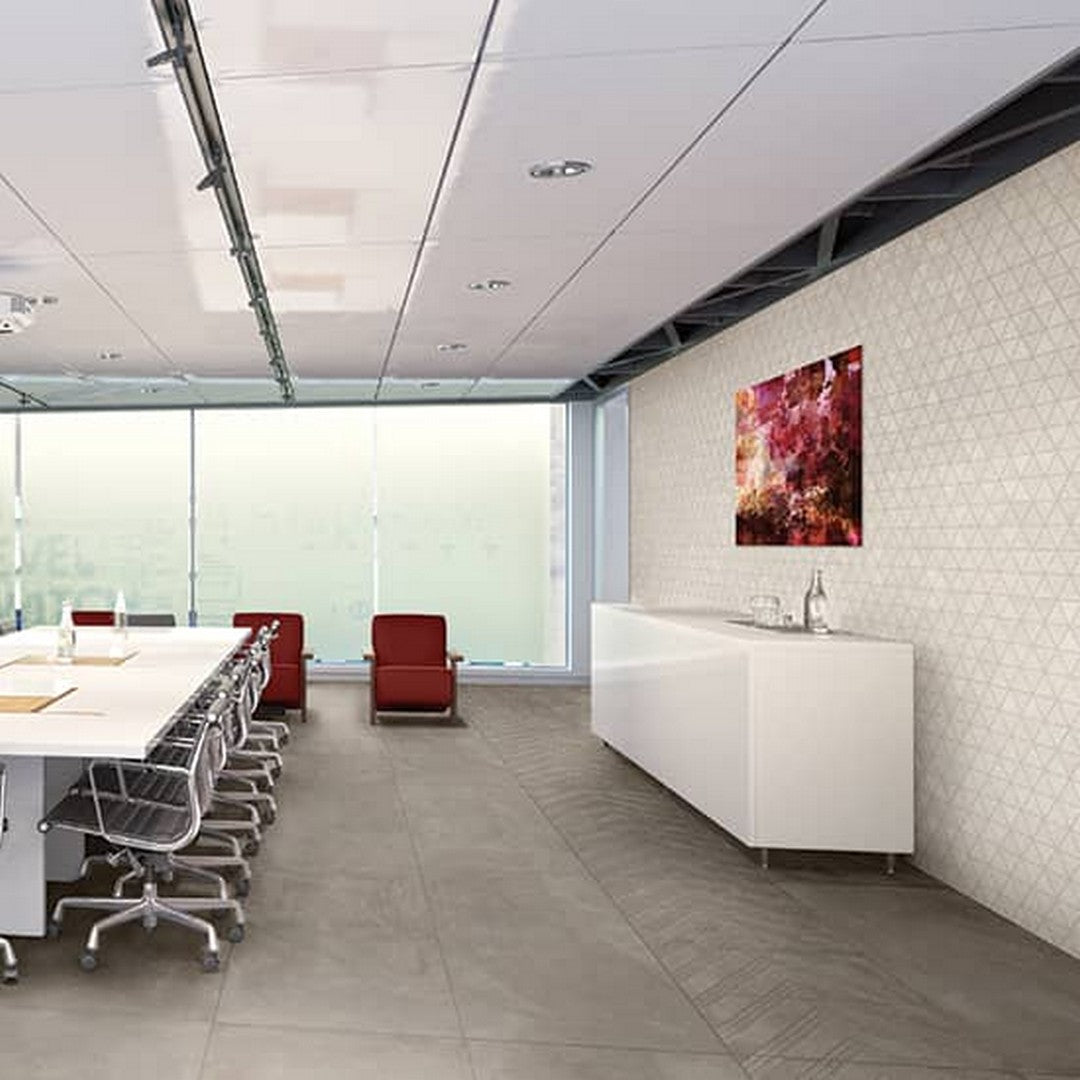 Daltile Chord 12" x 15" Matte Porcelain 3" Triangle Mosaic