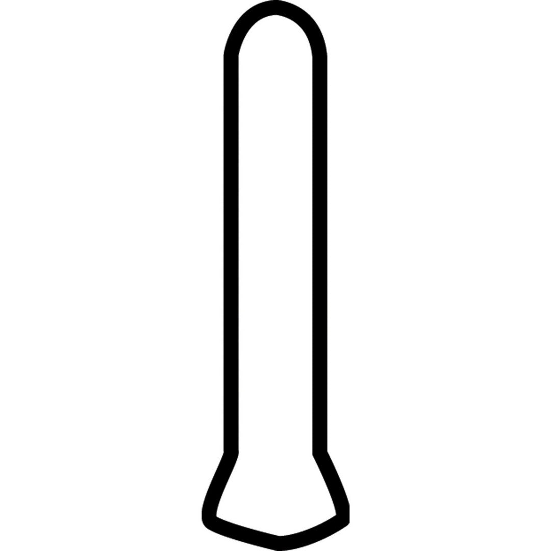 Daltile Continental Slate 1" x 6" Matte Porcelain Cove Base Outcorner