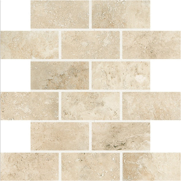 Daltile Esta Villa 12" x 12" Matte Ceramic 2x4" Brick Joint Mosaic