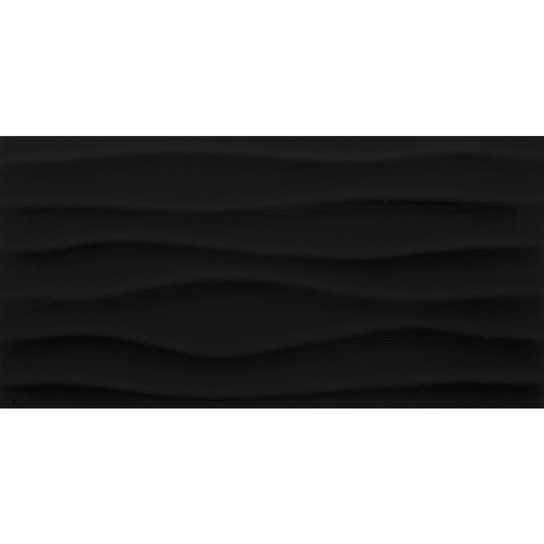 Daltile Multitude 12" x 24" Rectified Textured Ceramic Wave Wall Tile