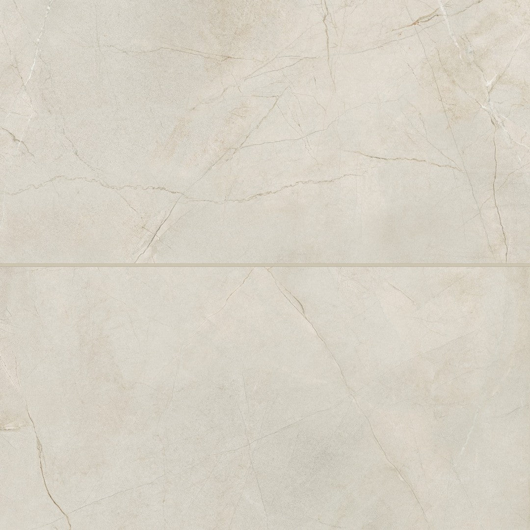 Bedrosians Crema Marfil 24" x 48" Satin Porcelain Field Tile