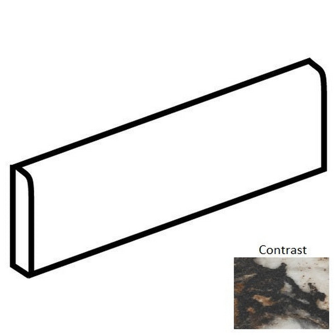 American Olean Foyer 3" x 24" Matte Porcelain Bullnose